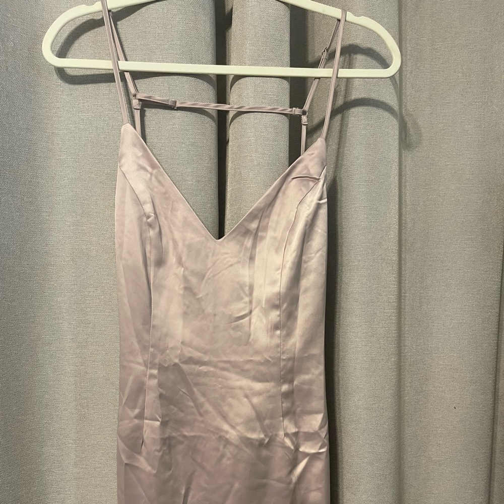 Revolve Superdown nicole mini dress in nude